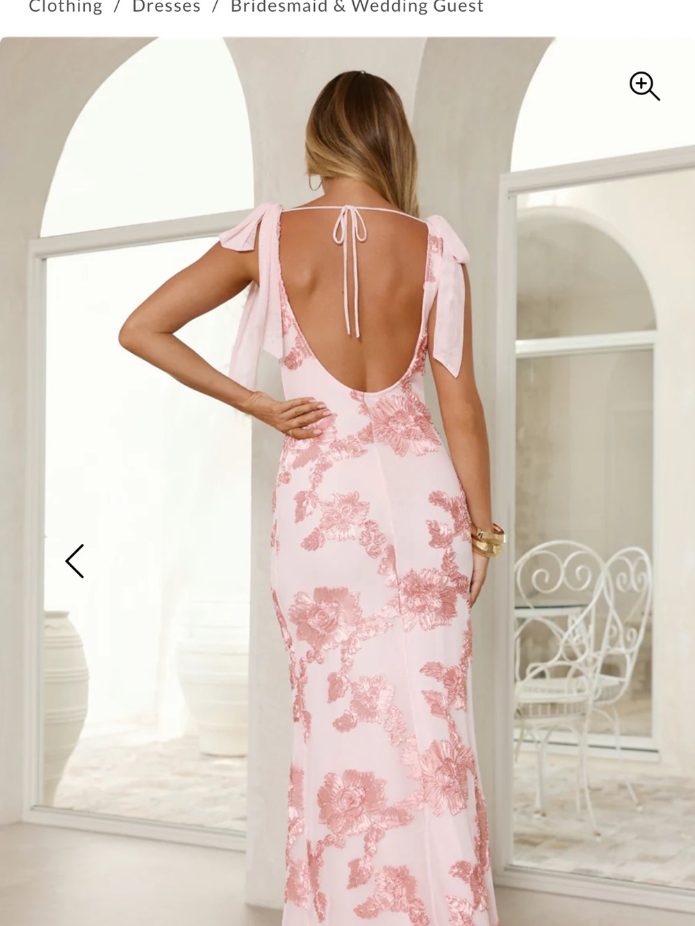 Hello Molly Golden Doll Mesh Maxi Dress